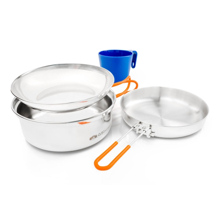 Naczynia GSI GLACIER STAINLESS 1 PERSON MESS KIT