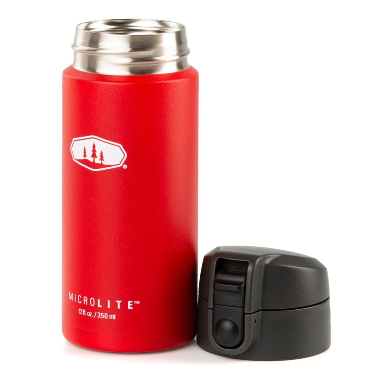 Kubek termiczny GSI Glacier Stainless Microlite 350 Flip Red