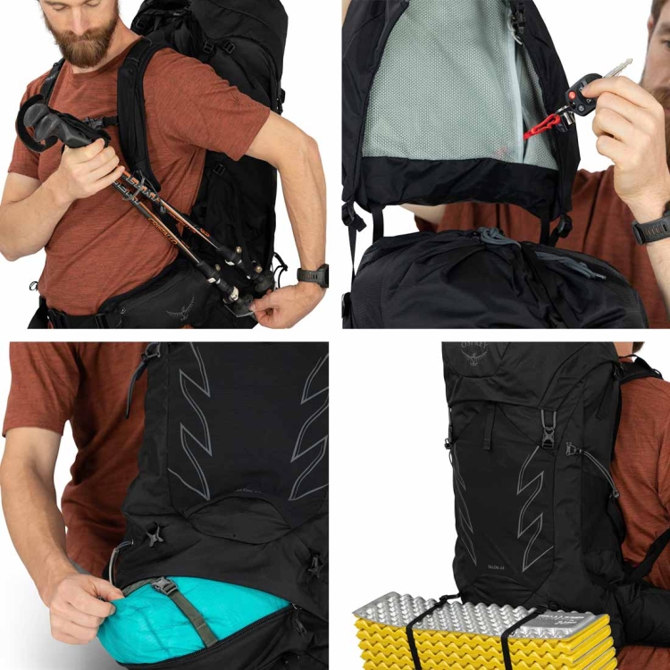 Lekki plecak męski Osprey Talon 44 L/XL - Ceramic Blue