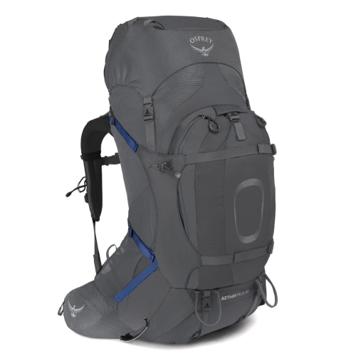 Męski plecak trekingowy Osprey Aether Plus 60 S/M - Eclipse Grey
