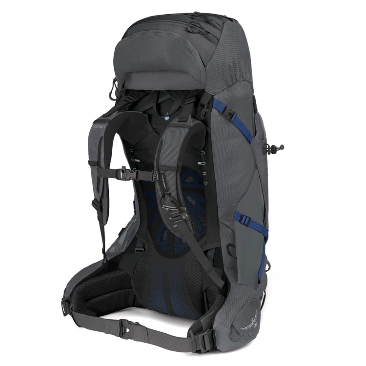 Męski plecak trekingowy Osprey Aether Plus 60 S/M - Eclipse Grey
