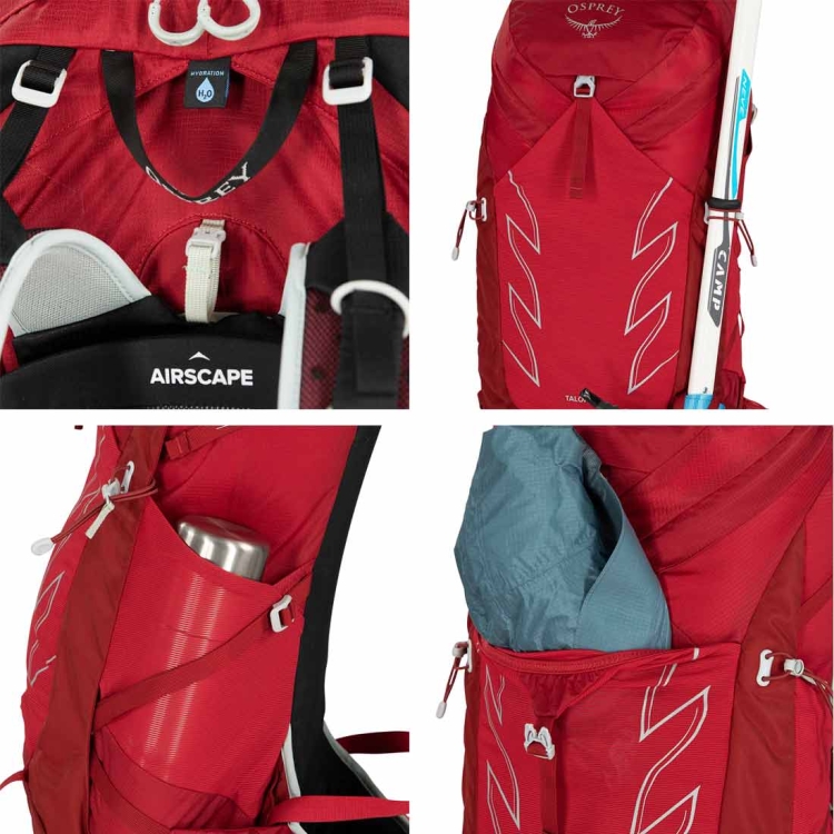 Męski plecak turystyczny Osprey Talon 36 S/M - Eclipse Grey