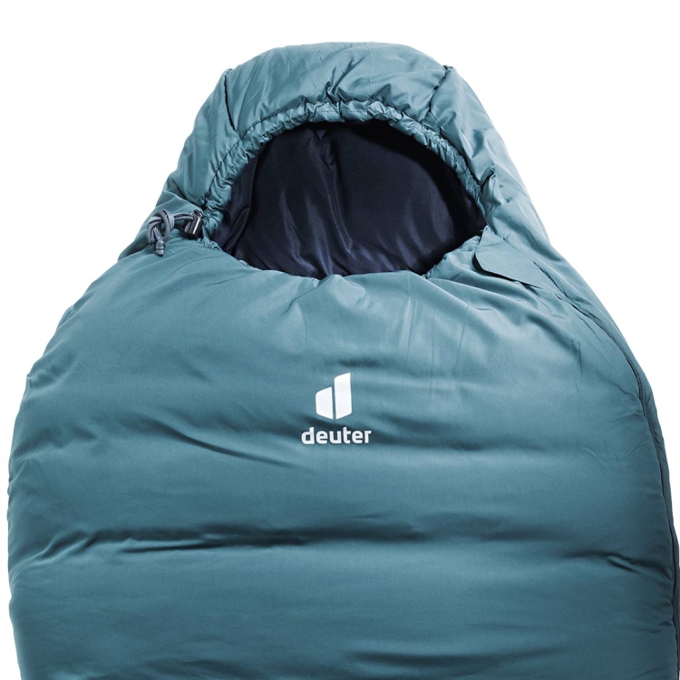 Jednowarstwowy śpiwór syntetyczny Deuter Orbit 0° REGULAR -Lewy Arctic-Ink