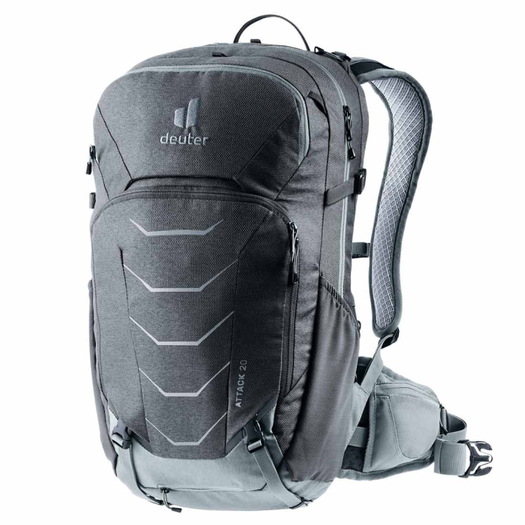 Plecak rowerowy z protektorem Deuter Attack 20 - Graphite-Shale