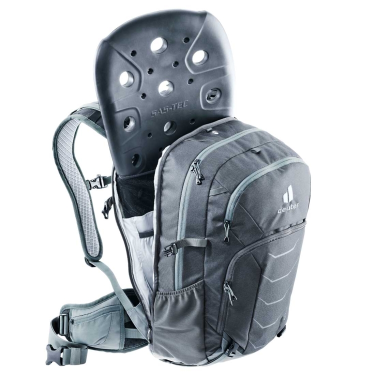 Plecak rowerowy z protektorem Deuter Attack 20 - Graphite-Shale