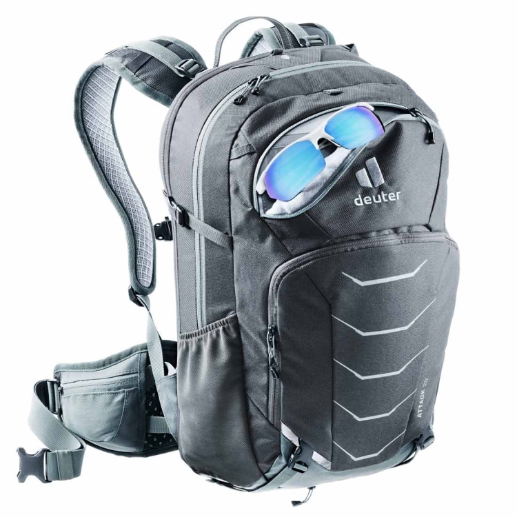 Plecak rowerowy z protektorem Deuter Attack 20 - Graphite-Shale
