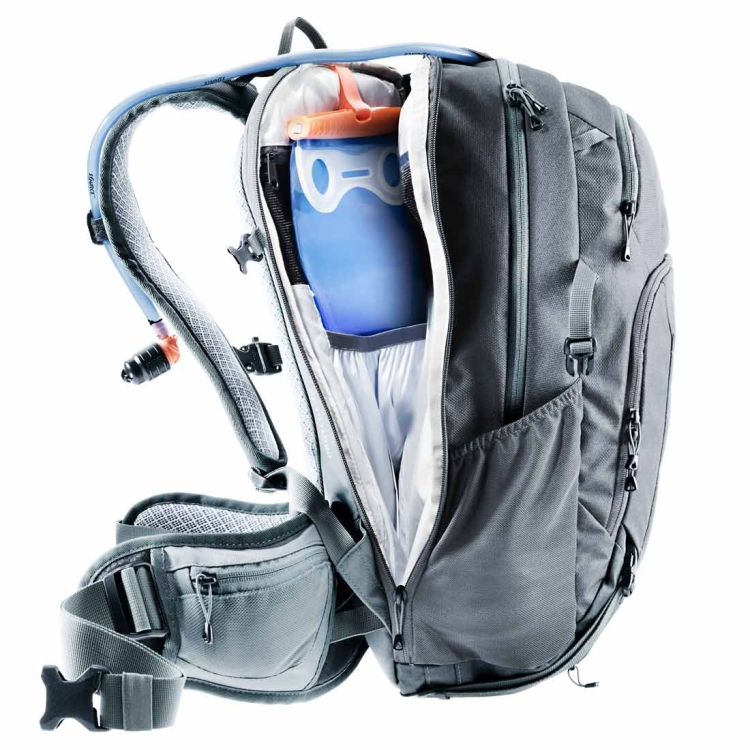 Plecak rowerowy z protektorem Deuter Attack 20 - Graphite-Shale