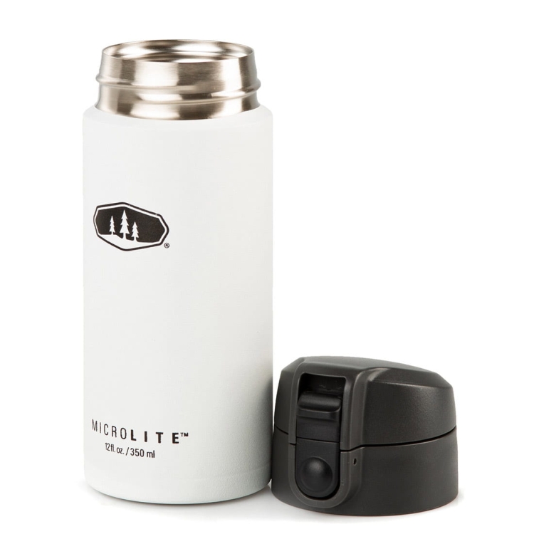 Kubek termiczny GSI Glacier Stainless Microlite 350 Flip White