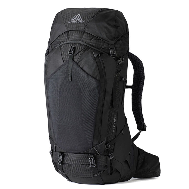 Pojemny plecak trekingowy Gregory Baltoro 75 M - Obsidian Black