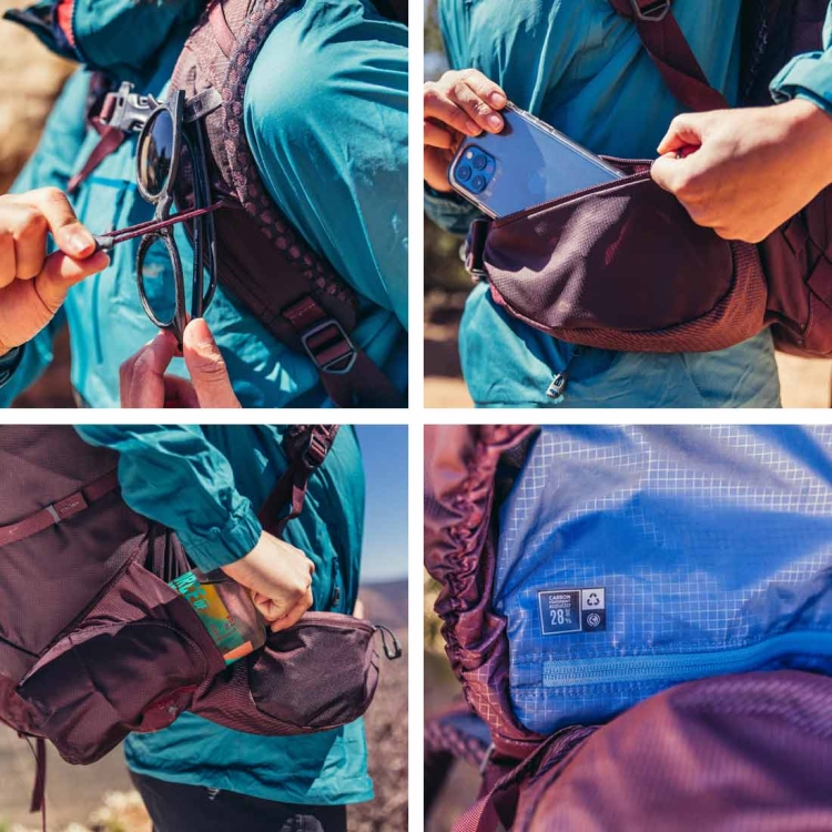 Pojemny plecak damski Gregory Deva 70 M - Glacial Blue