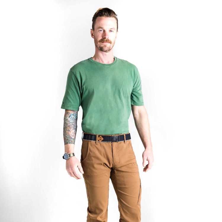 Pasek Arcade Blackwood Adventure Belt - Black/Khaki