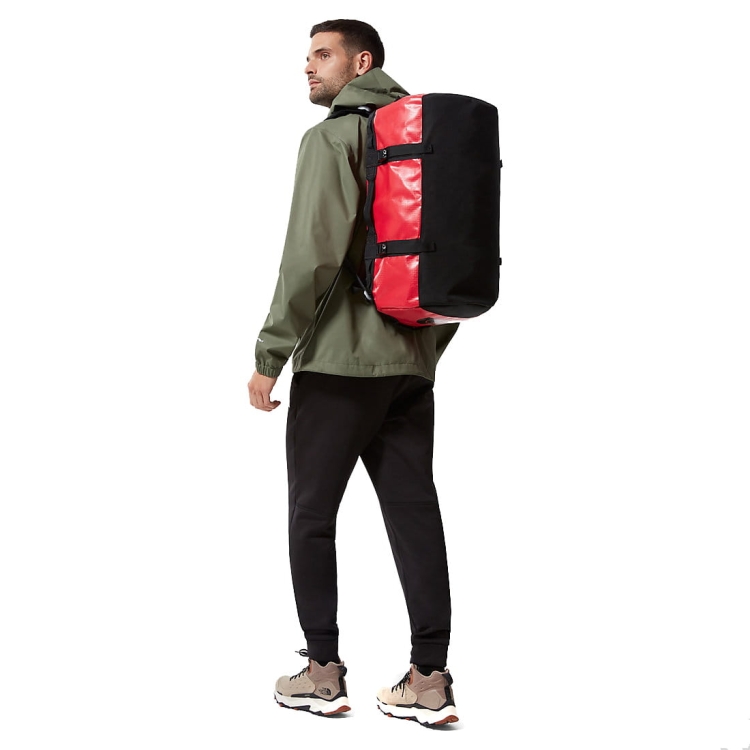 Torba turystyczna The North Face Base Camp Duffel S - TNF Red-TNF Black
