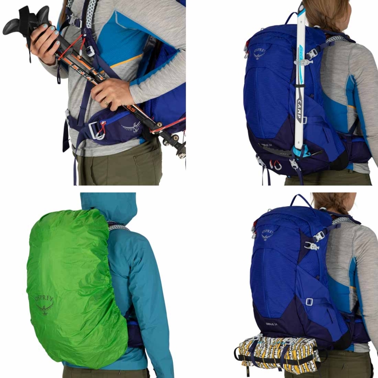 Damski plecak turystyczny Osprey Sirrus 34 - Succulent Green