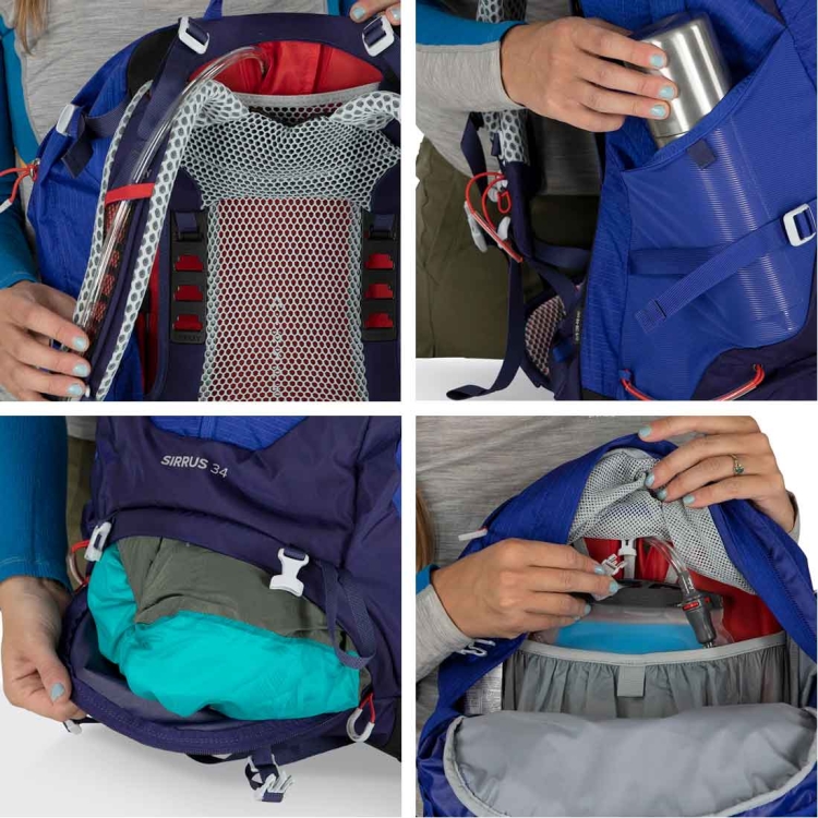 Damski plecak turystyczny Osprey Sirrus 34 - Succulent Green