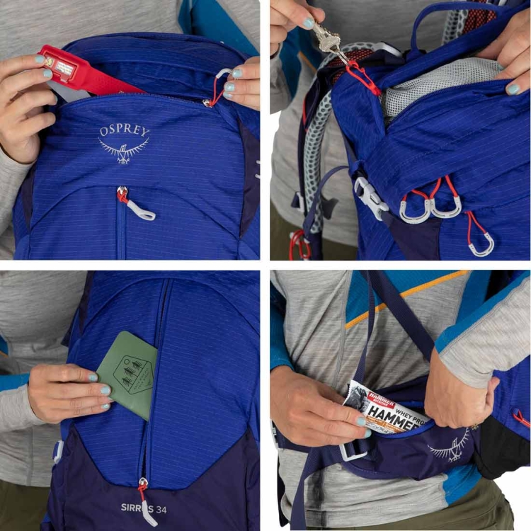 Damski plecak turystyczny Osprey Sirrus 34 - Succulent Green