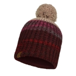 Czapka zimowa Buff KNITTED & FLEECE HAT ALINA - MAROON