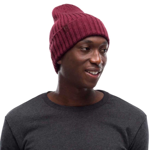 Czapka Buff Merino Wool Hat NORVAL - MAROON