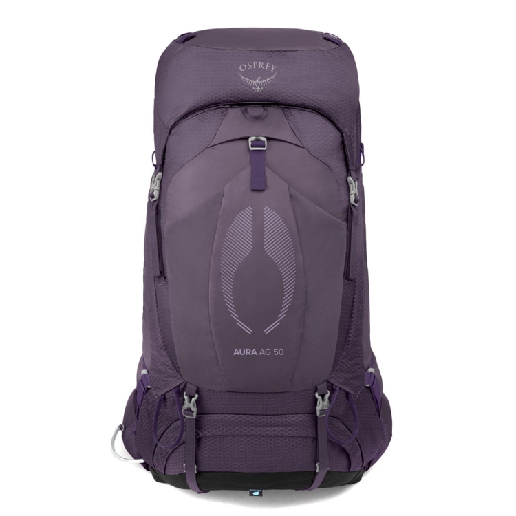 Trekingowy plecak damski Osprey Aura AG 50 WM/L - Enchantment Purple
