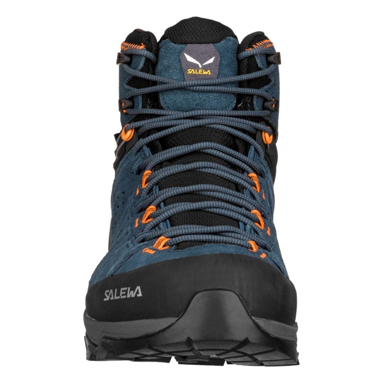 Męskie buty trekkingowe Salewa MS ALP Trainer 2 Mid GTX - Dark Denim/Fluo Orange