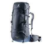 Dwukomorowy plecak turystyczny Deuter Aircontact Lite 40+10 - Black-Marine