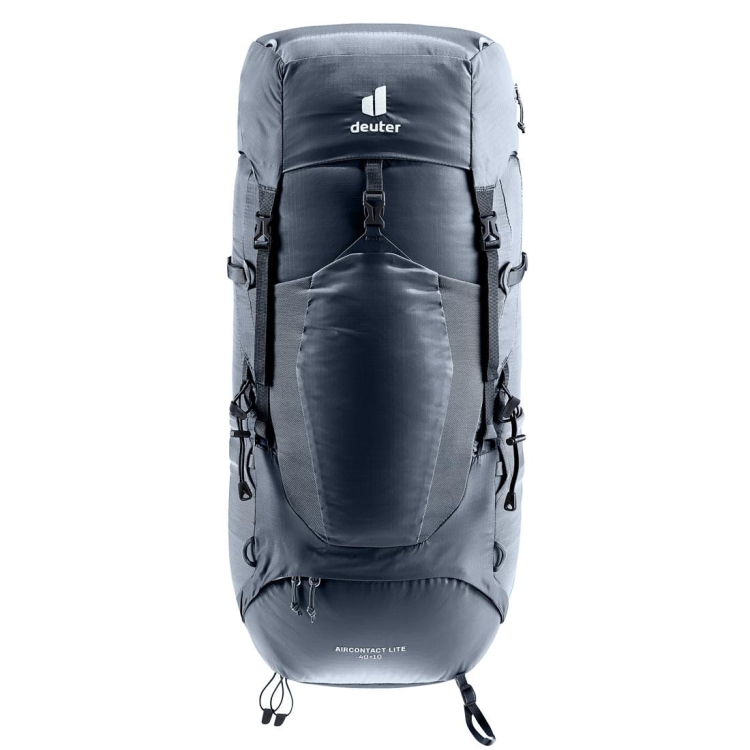 Dwukomorowy plecak turystyczny Deuter Aircontact Lite 40+10 - Black-Marine