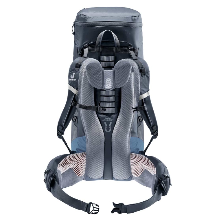Dwukomorowy plecak turystyczny Deuter Aircontact Lite 40+10 - Black-Marine
