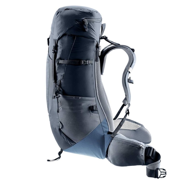 Dwukomorowy plecak turystyczny Deuter Aircontact Lite 40+10 - Black-Marine