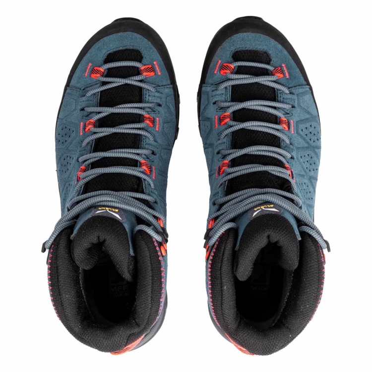 Damskie buty trekkingowe Salewa WS ALP Trainer 2 Mid GTX - Java Blue/Fluo Coral