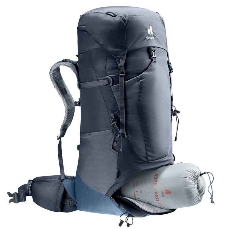 Plecak turystyczny Deuter Aircontact Lite 50+10 - Black-Marine