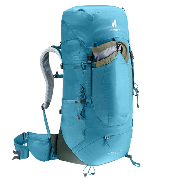 Lekki plecak damski Deuter Aircontact Lite 35+10 SL - Lagoon-Ivy