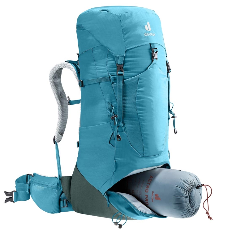 Lekki plecak damski Deuter Aircontact Lite 35+10 SL - Lagoon-Ivy