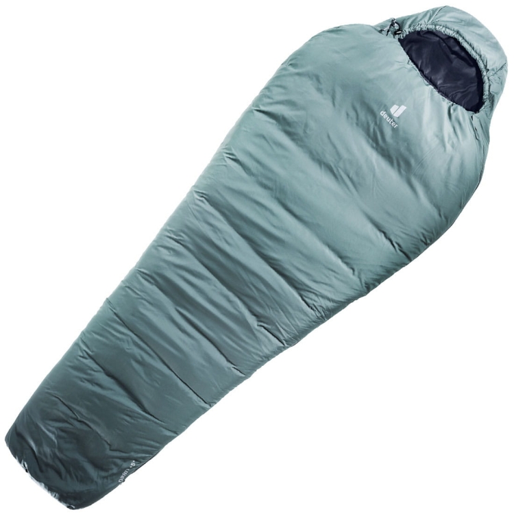 Lekki śpiwór dla wysokich Deuter Orbit +5° LONG-Lewy Shale-Ink