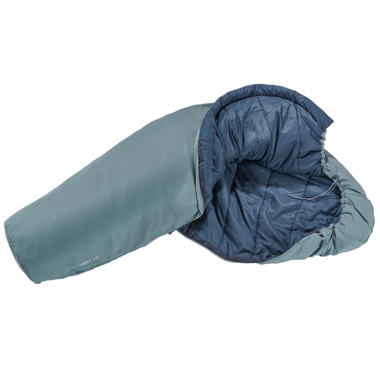 Lekki śpiwór dla wysokich Deuter Orbit +5° LONG-Lewy Shale-Ink