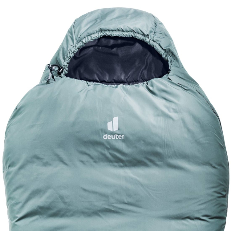 Lekki śpiwór dla wysokich Deuter Orbit +5° LONG-Prawy Shale-Ink