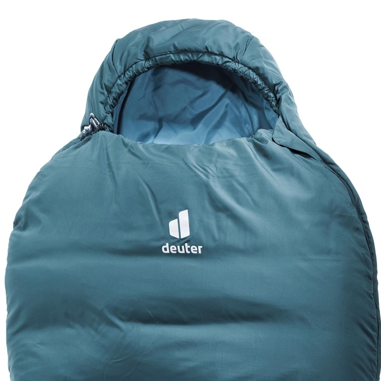 Damski śpiwór jednowarstwowy Deuter Orbit 0° SL-Prawy Arctic-Slateblue