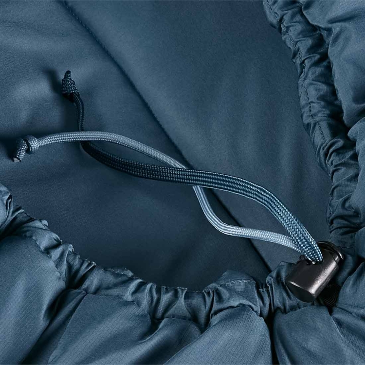 Damski śpiwór jednowarstwowy Deuter Orbit 0° SL-Prawy Arctic-Slateblue