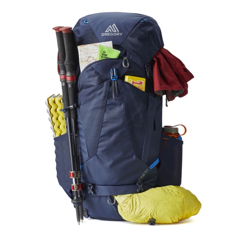 Turystyczny plecak męski Gregory Zulu 55 S/M - Halo Blue
