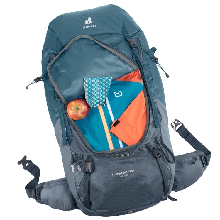 Pojemny plecak trekkingowy Deuter Futura Air Trek 60+10 - Atlantic-Ink