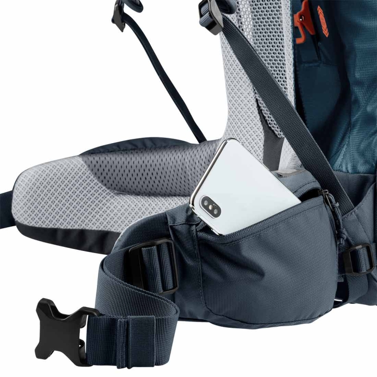 Pojemny plecak trekkingowy Deuter Futura Air Trek 60+10 - Atlantic-Ink