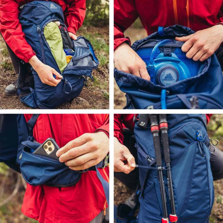 Męski plecak trekkingowy Gregory Zulu 40 S/M - Forage Green