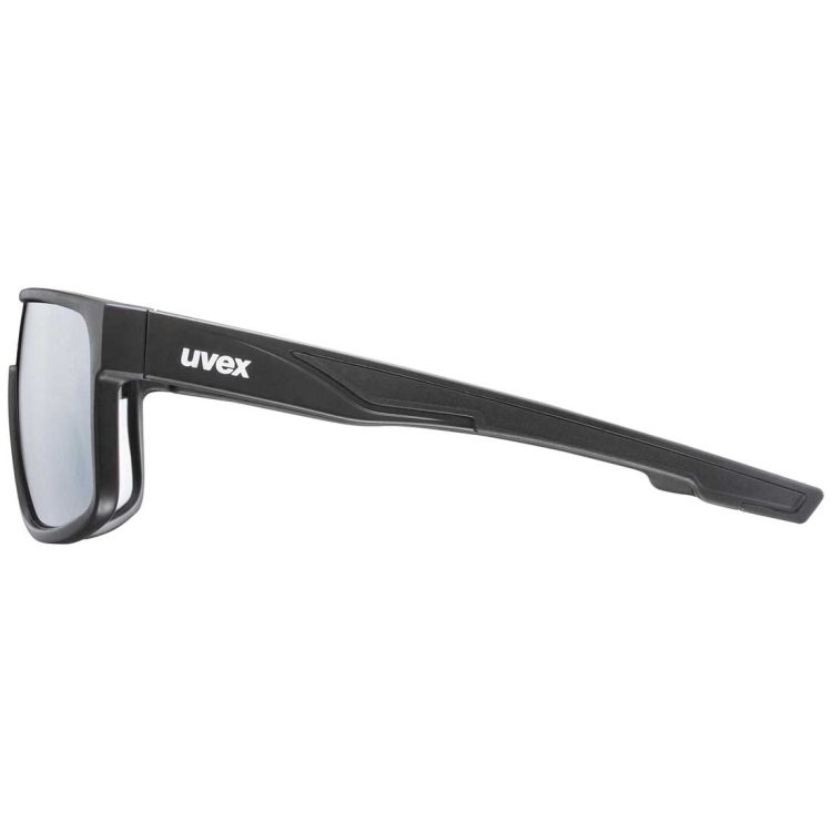 Okulary przeciwsłoneczne Uvex Lgl 51 - Black Mat Silver