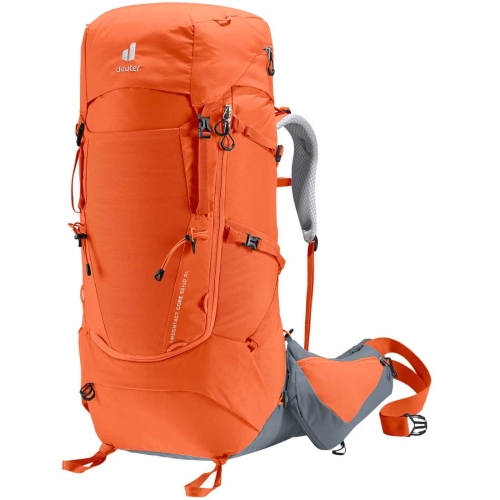Damski plecak turystyczny Deuter Aircontact Core 55+10 SL - Paprika-Graphite