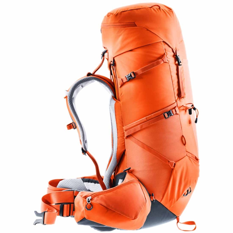 Damski plecak turystyczny Deuter Aircontact Core 55+10 SL - Paprika-Graphite