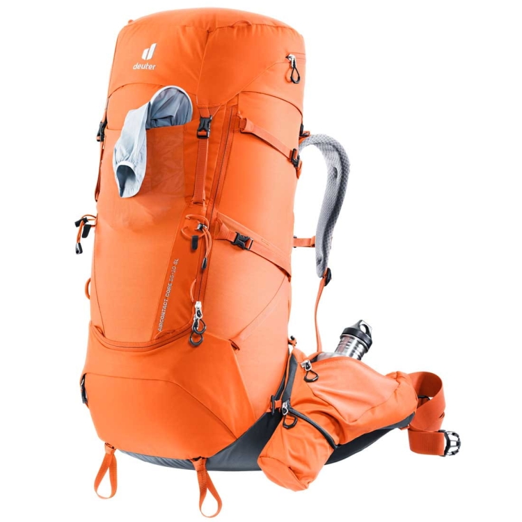Damski plecak turystyczny Deuter Aircontact Core 55+10 SL - Paprika-Graphite