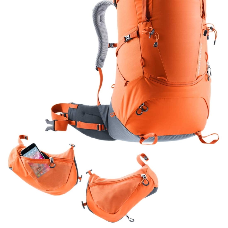 Damski plecak turystyczny Deuter Aircontact Core 55+10 SL - Paprika-Graphite