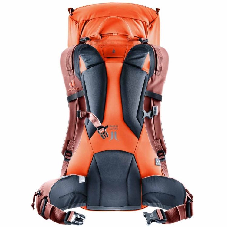 Damski plecak alpinistyczny Deuter Guide 32+8 SL - Papaya-Redwood