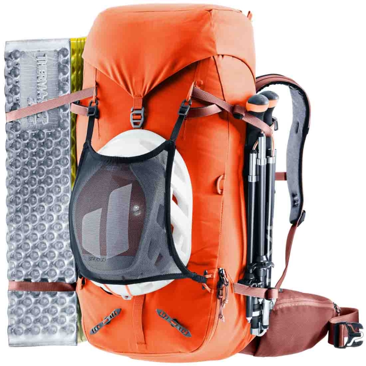 Damski plecak alpinistyczny Deuter Guide 32+8 SL - Papaya-Redwood
