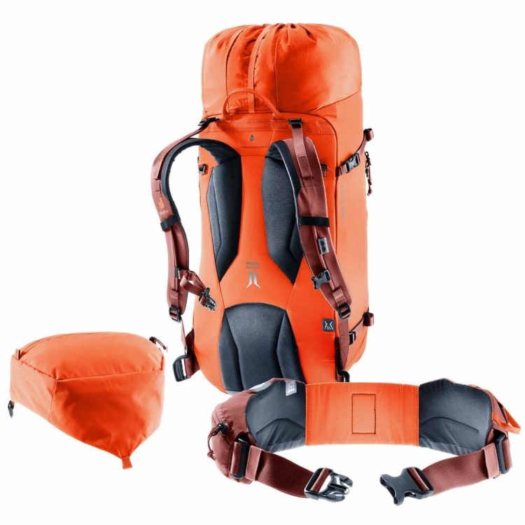 Damski plecak alpinistyczny Deuter Guide 32+8 SL - Papaya-Redwood