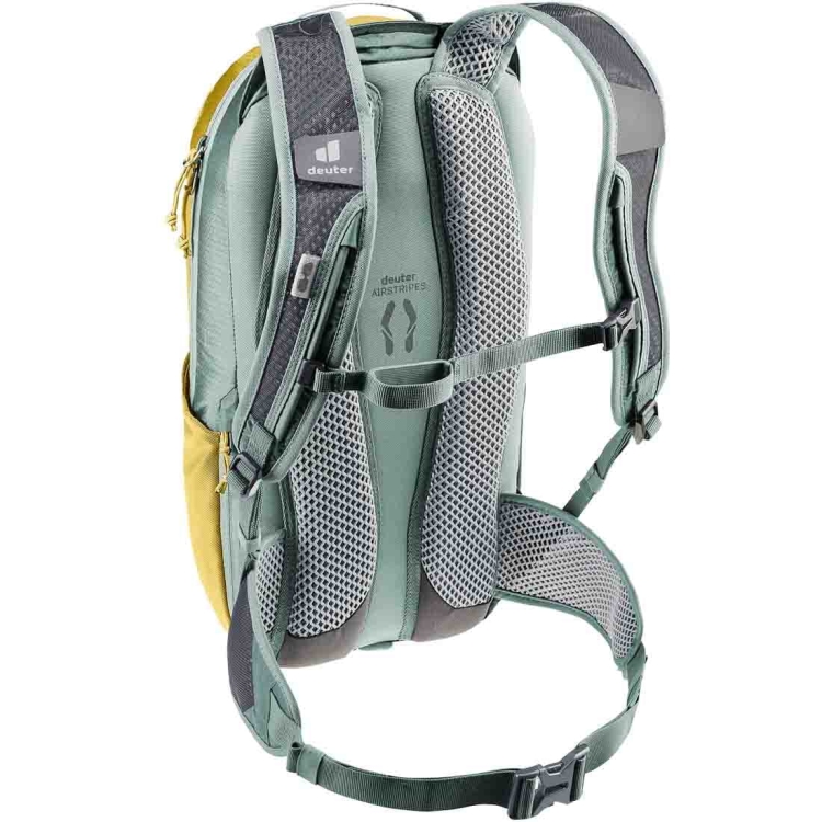 Lekki plecak rowerowy Deuter Race 12 - Turmeric-Ivy
