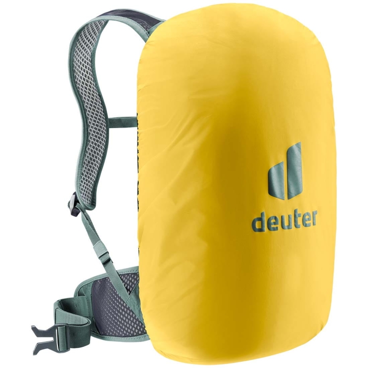 Lekki plecak rowerowy Deuter Race 12 - Turmeric-Ivy